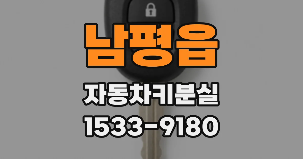 남평읍 자동차키분실