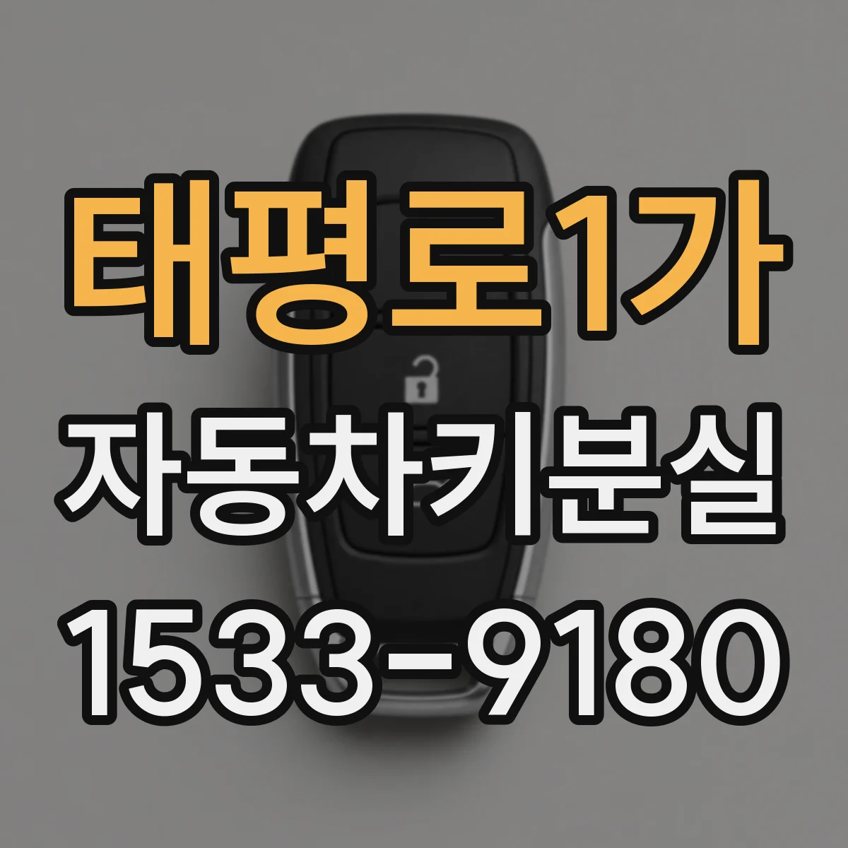 태평로1가 자동차키분실