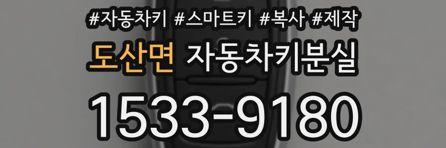도산면 자동차키분실