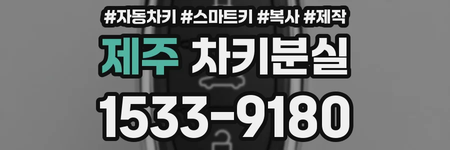 제주 차키분실