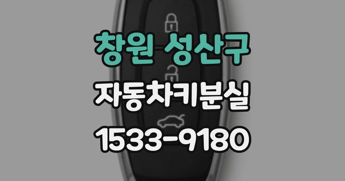 창원 성산구 자동차키분실