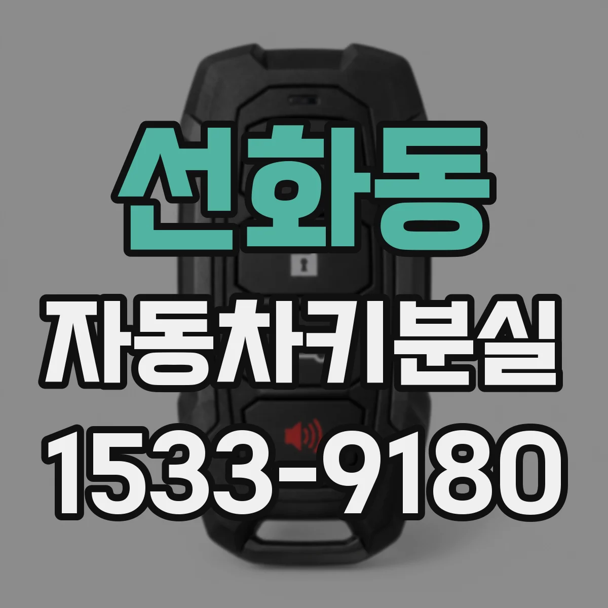 선화동 자동차키분실