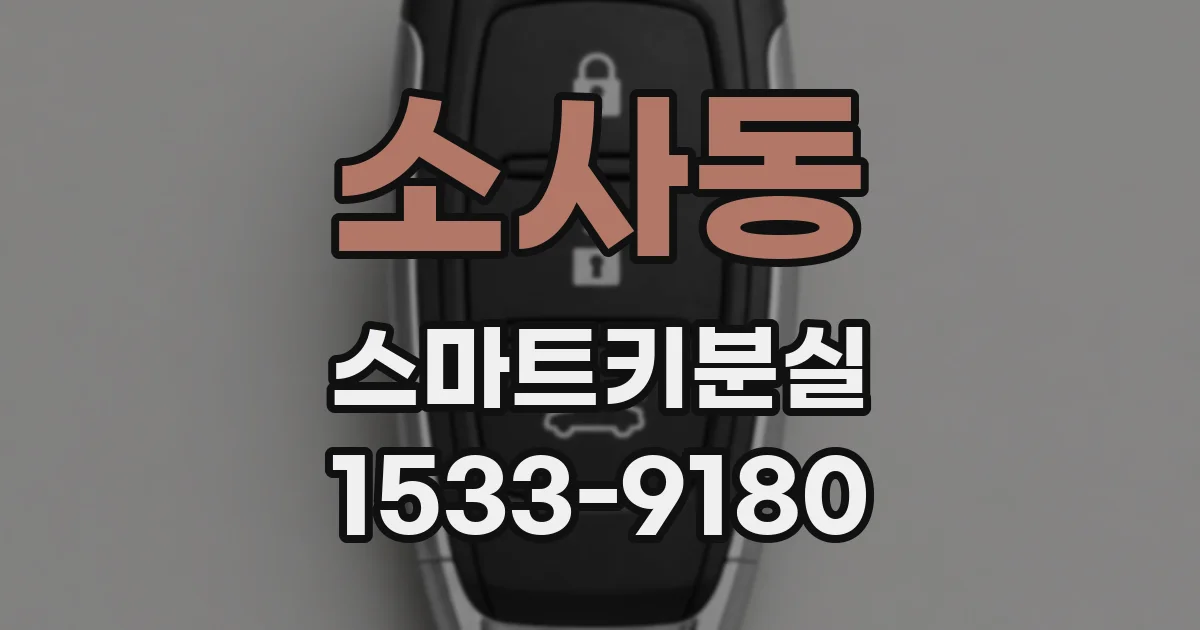 소사동 스마트키분실