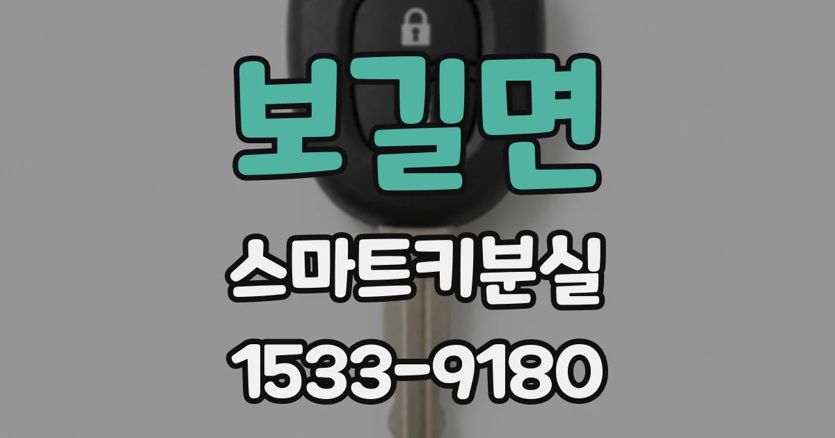 보길면 스마트키분실