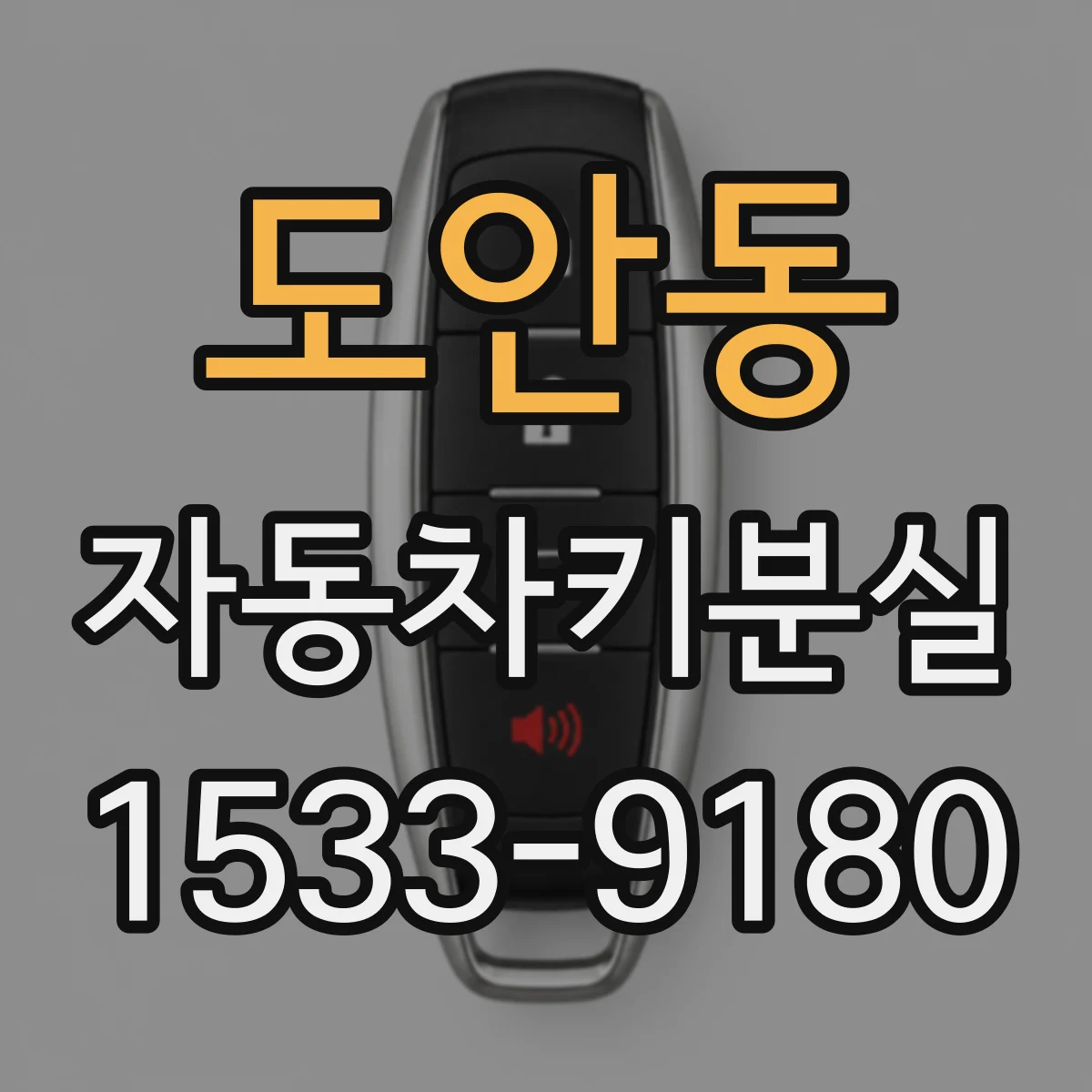 도안동 자동차키분실