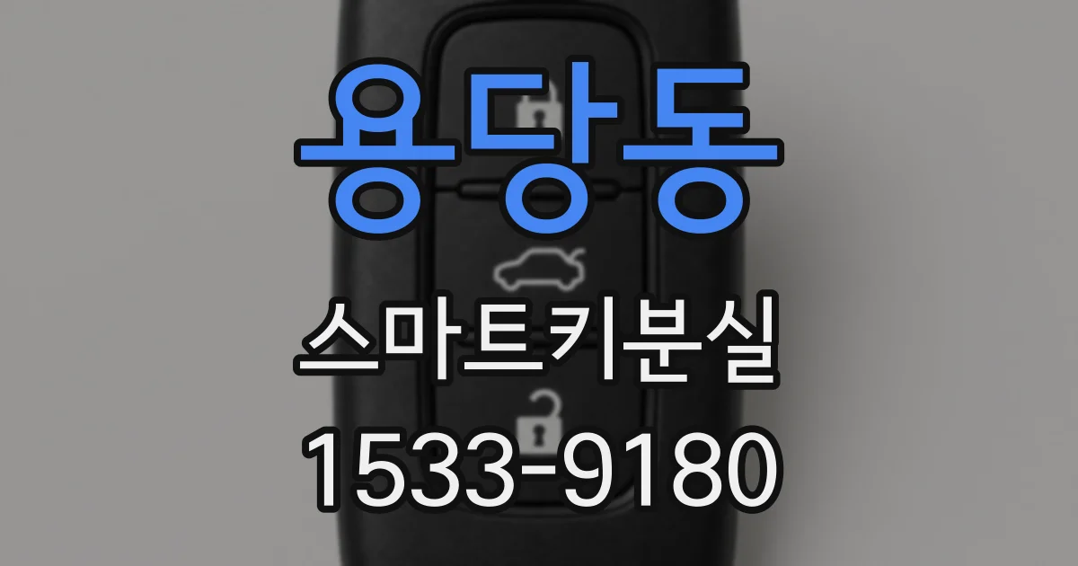 용당동 스마트키분실