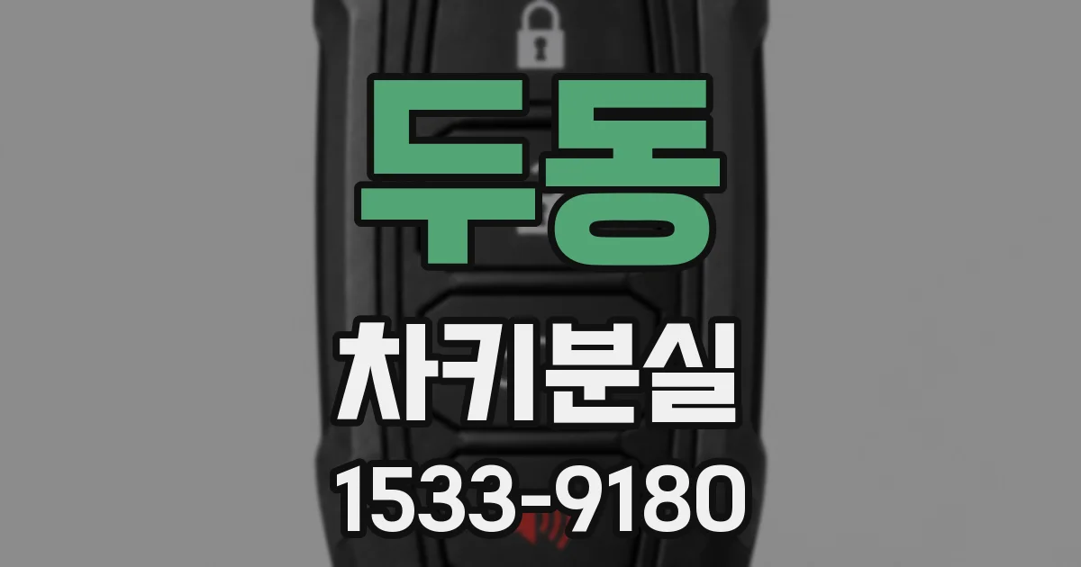 두동 차키분실