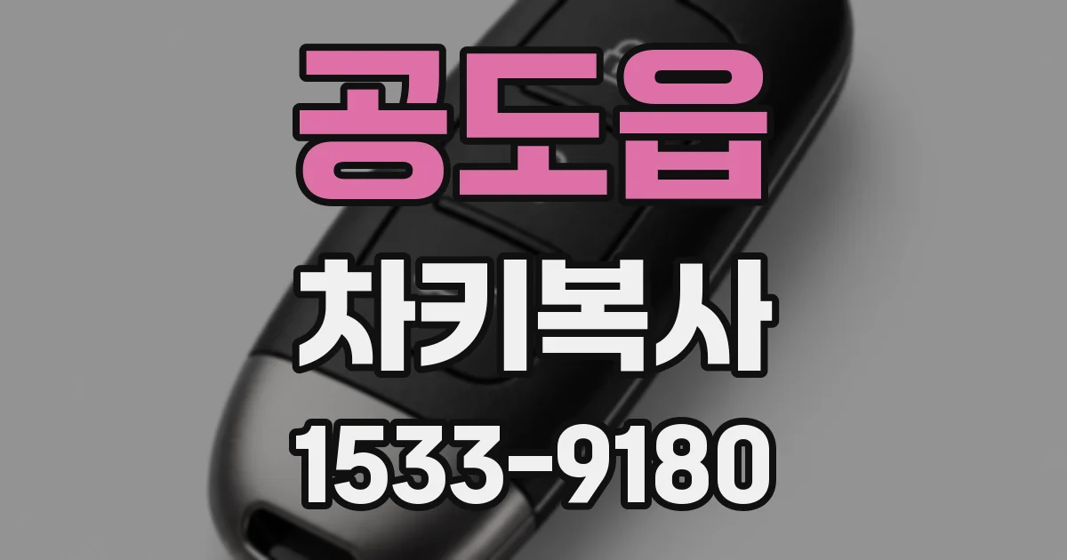공도읍 차키복사