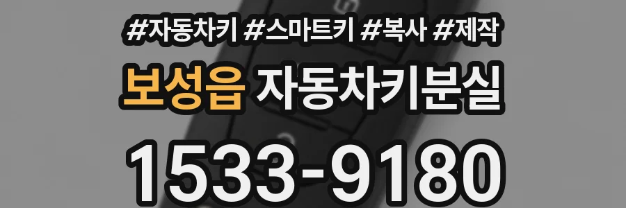 보성읍 자동차키분실