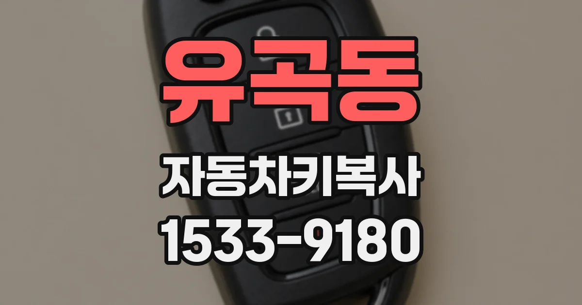 유곡동 자동차키복사
