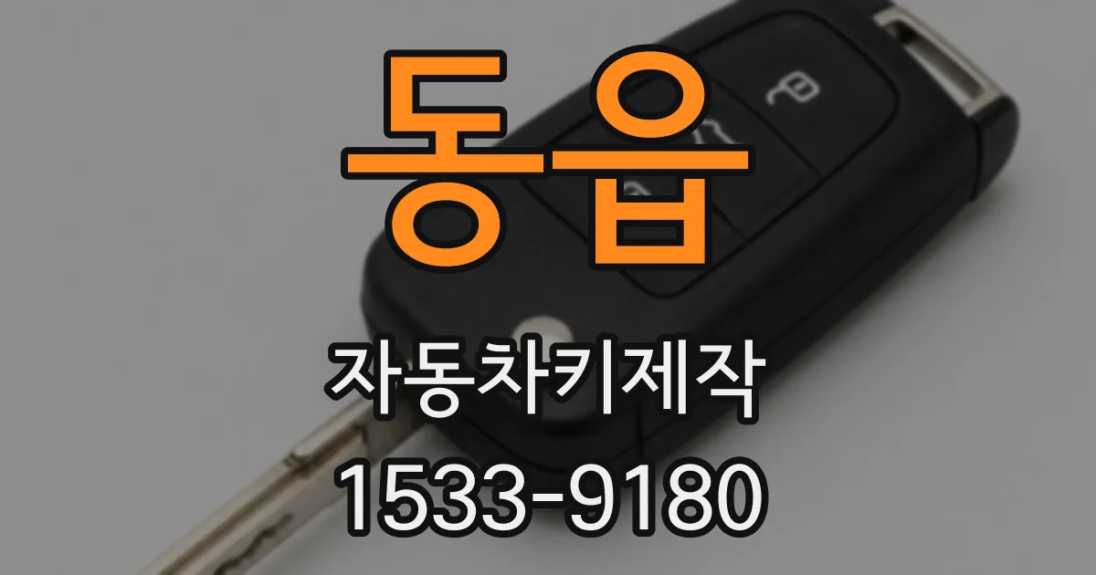 동읍 자동차키제작