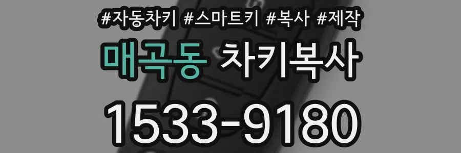 매곡동 차키복사