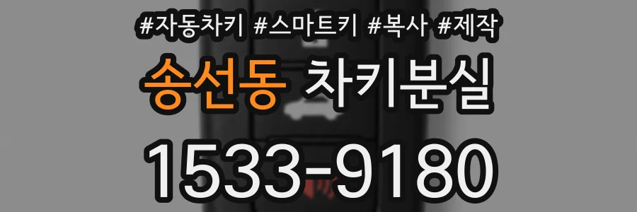 송선동 차키분실