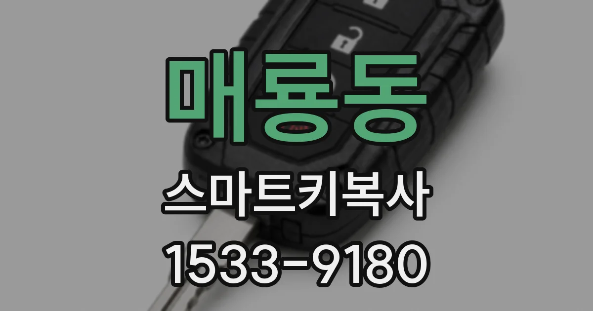 매룡동 스마트키복사
