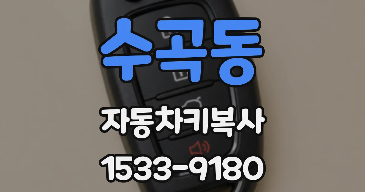 수곡동 자동차키복사