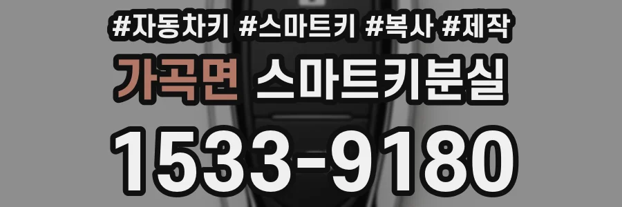 가곡면 스마트키분실