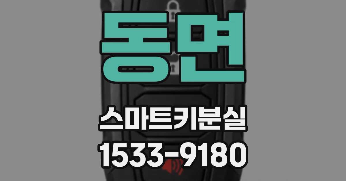 동면 스마트키분실