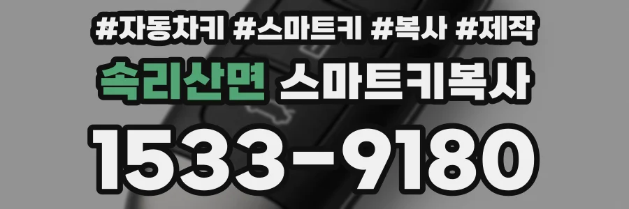 속리산면 스마트키복사