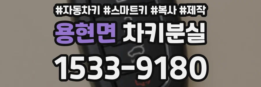 용현면 차키분실