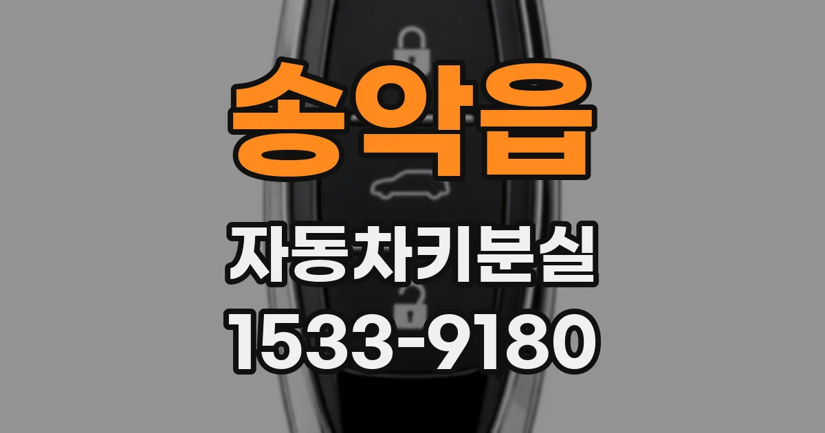 송악읍 자동차키분실