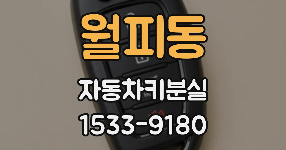 월피동 자동차키분실
