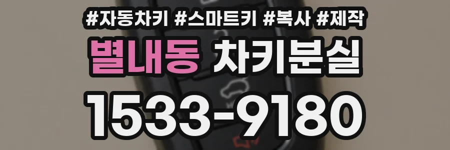 별내동 차키분실