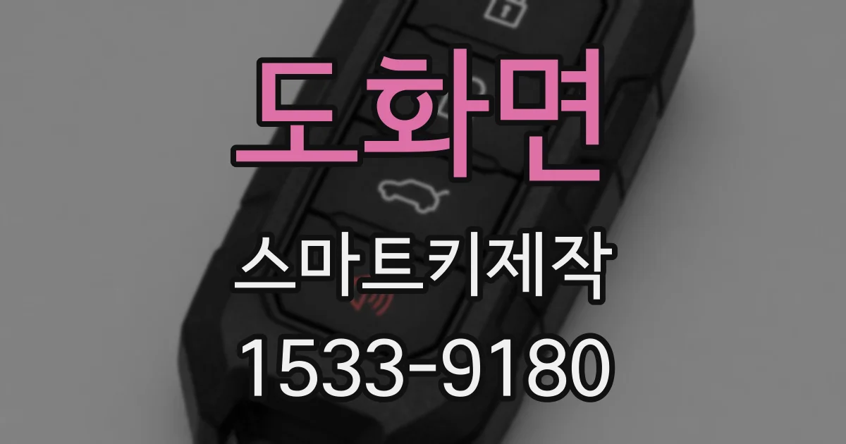 도화면 스마트키제작
