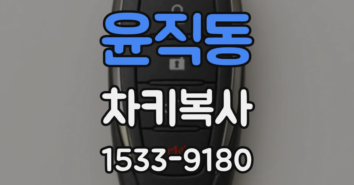 윤직동 차키복사