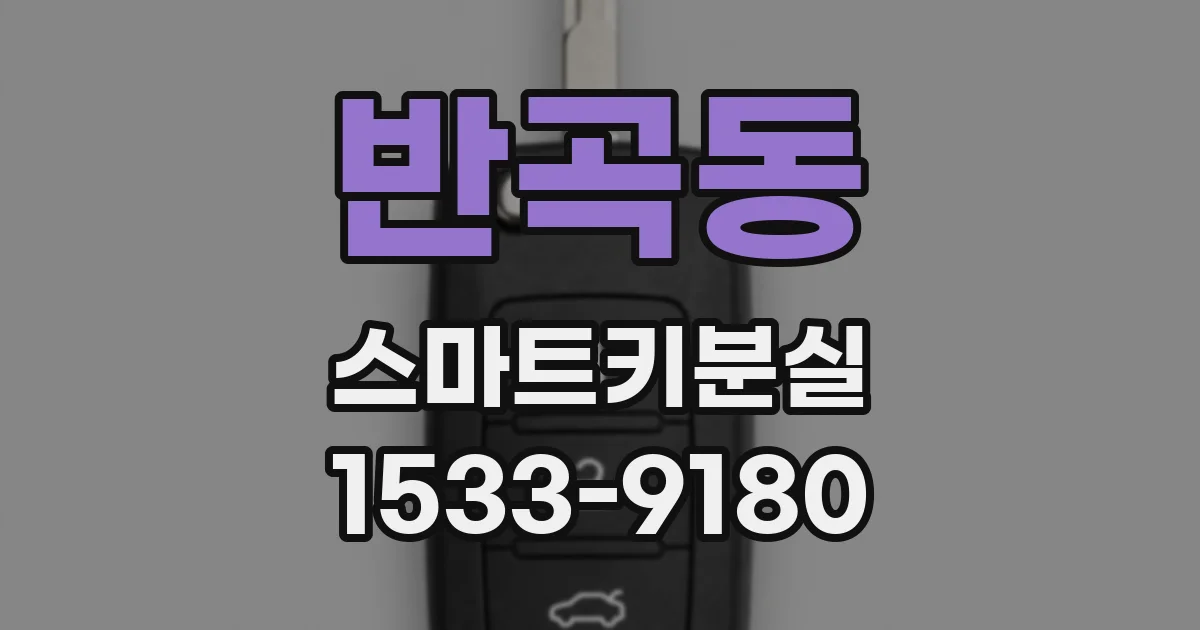 반곡동 스마트키분실