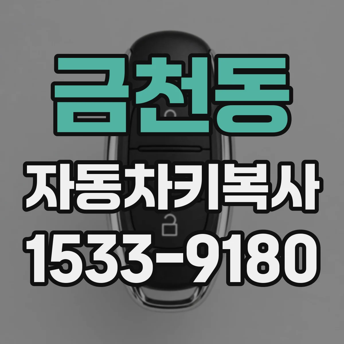 금천동 자동차키복사