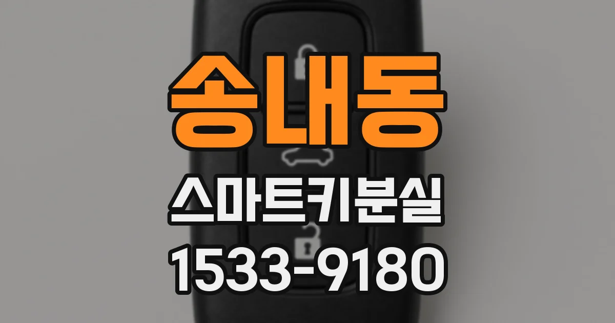 송내동 스마트키분실