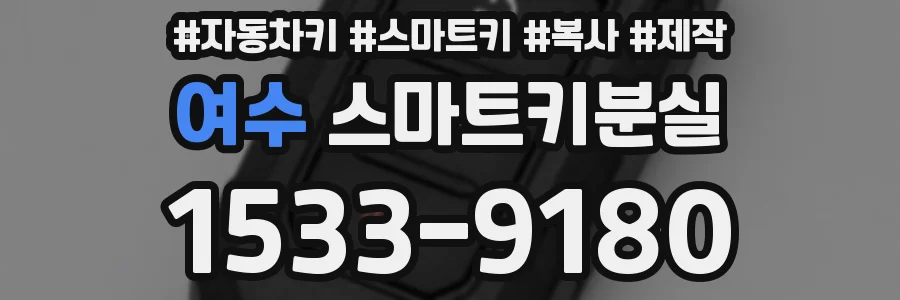 여수 스마트키분실