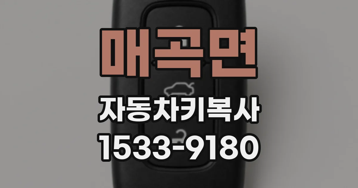 매곡면 자동차키복사