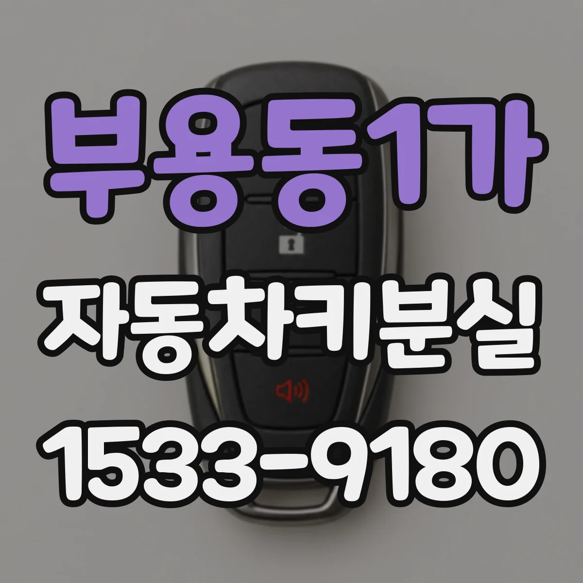 부용동1가 자동차키분실