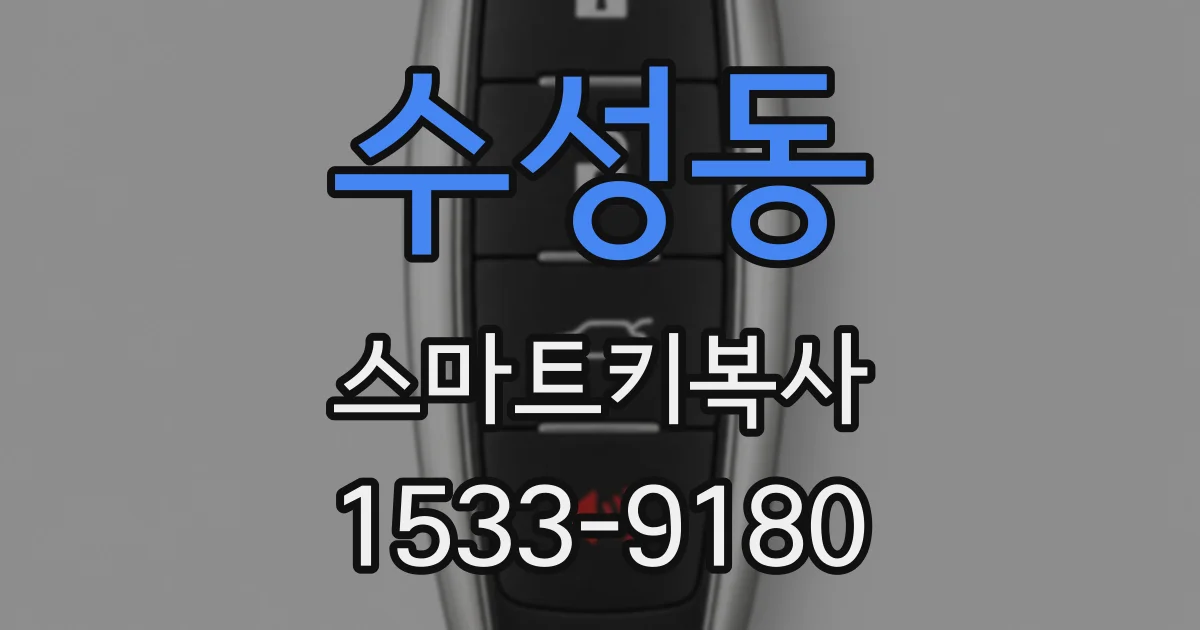 수성동 스마트키복사