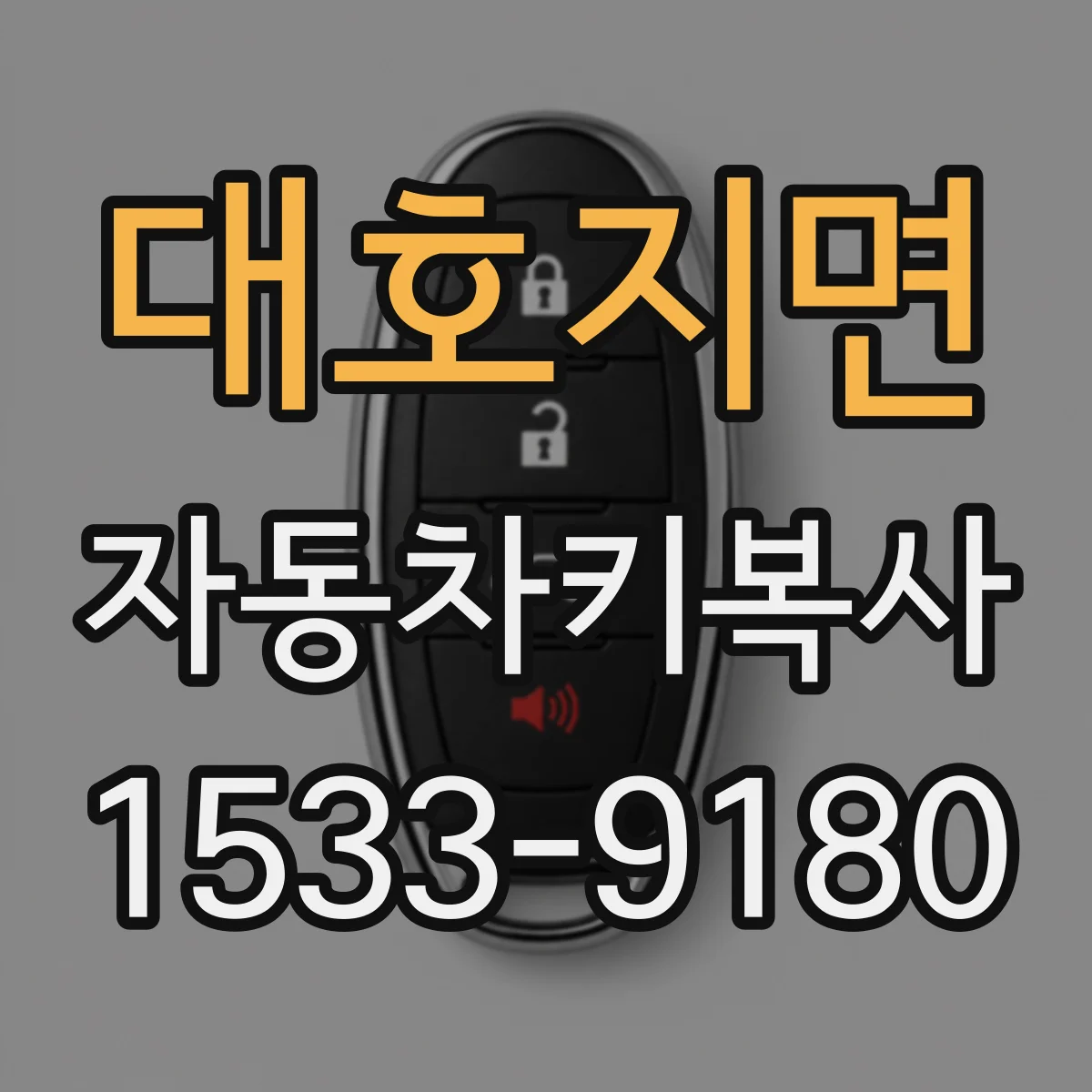 대호지면 자동차키복사