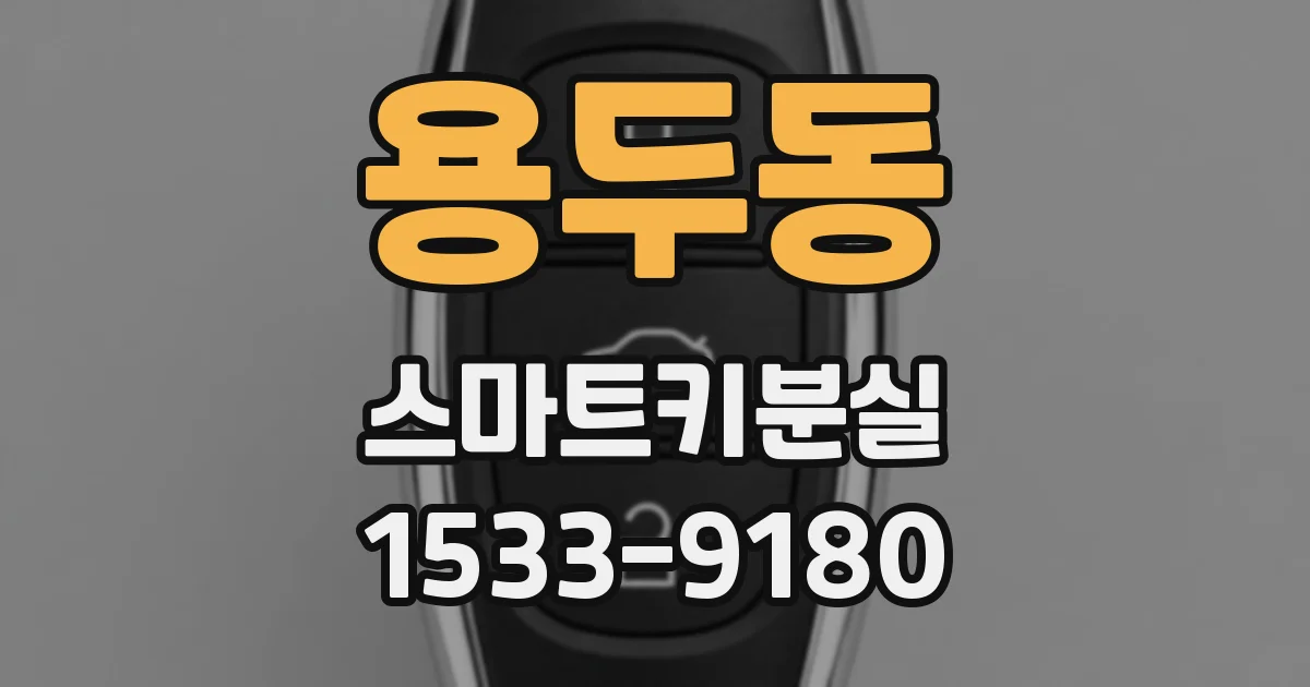 용두동 스마트키분실