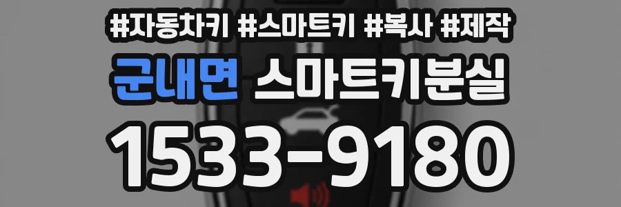 군내면 스마트키분실