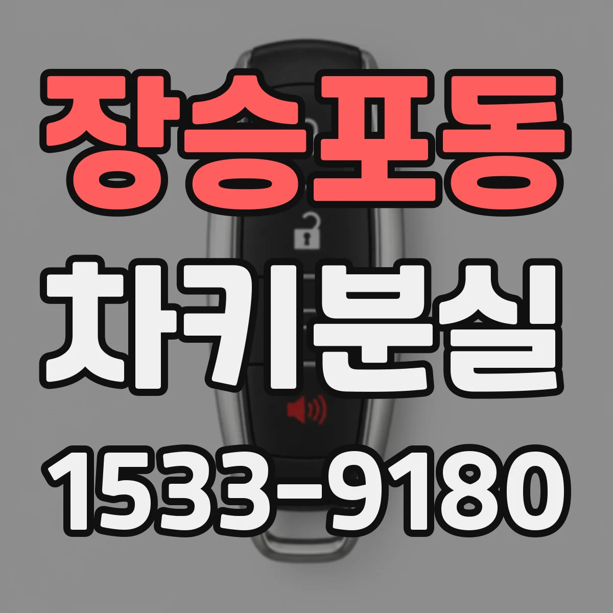 장승포동 차키분실