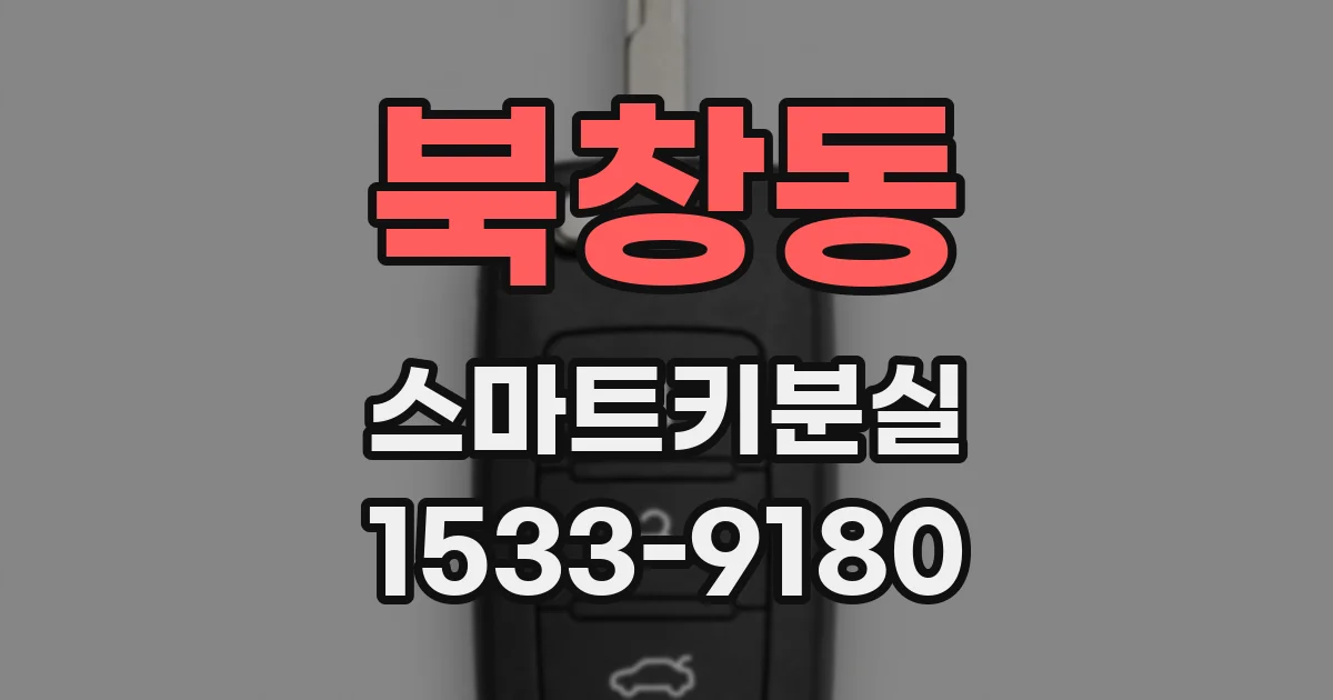 북창동 스마트키분실
