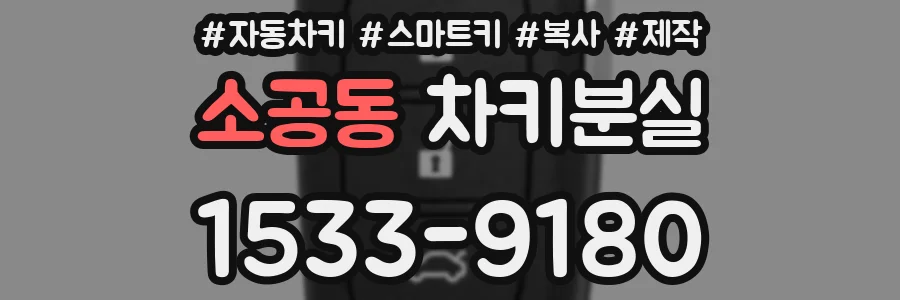 소공동 차키분실