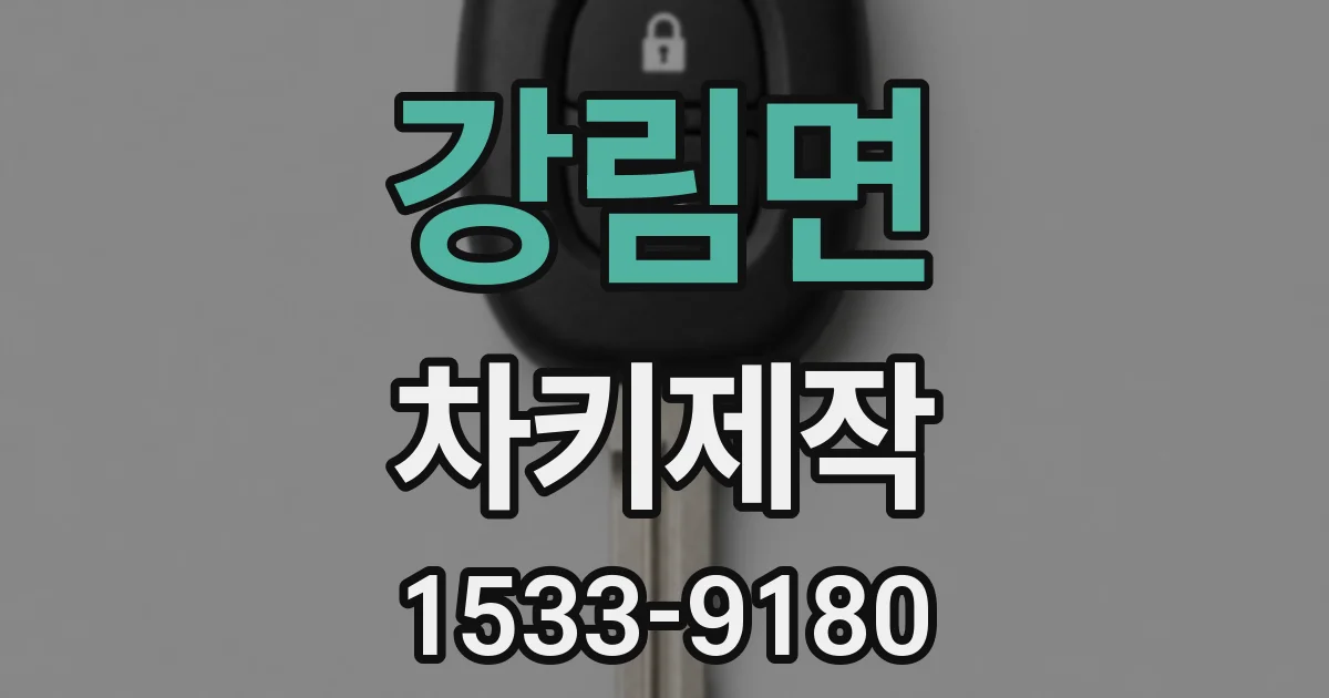 강림면 차키제작
