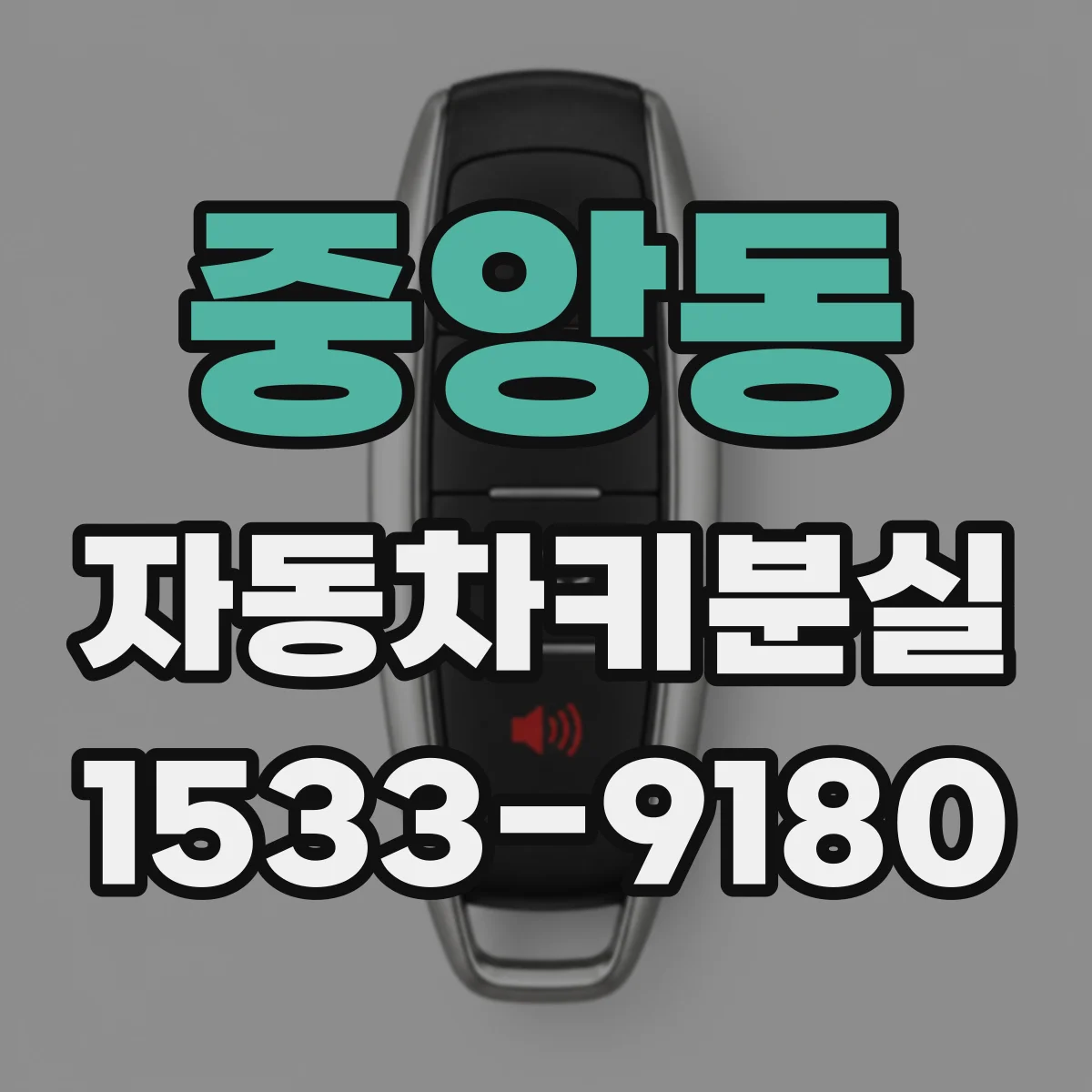 중앙동 자동차키분실