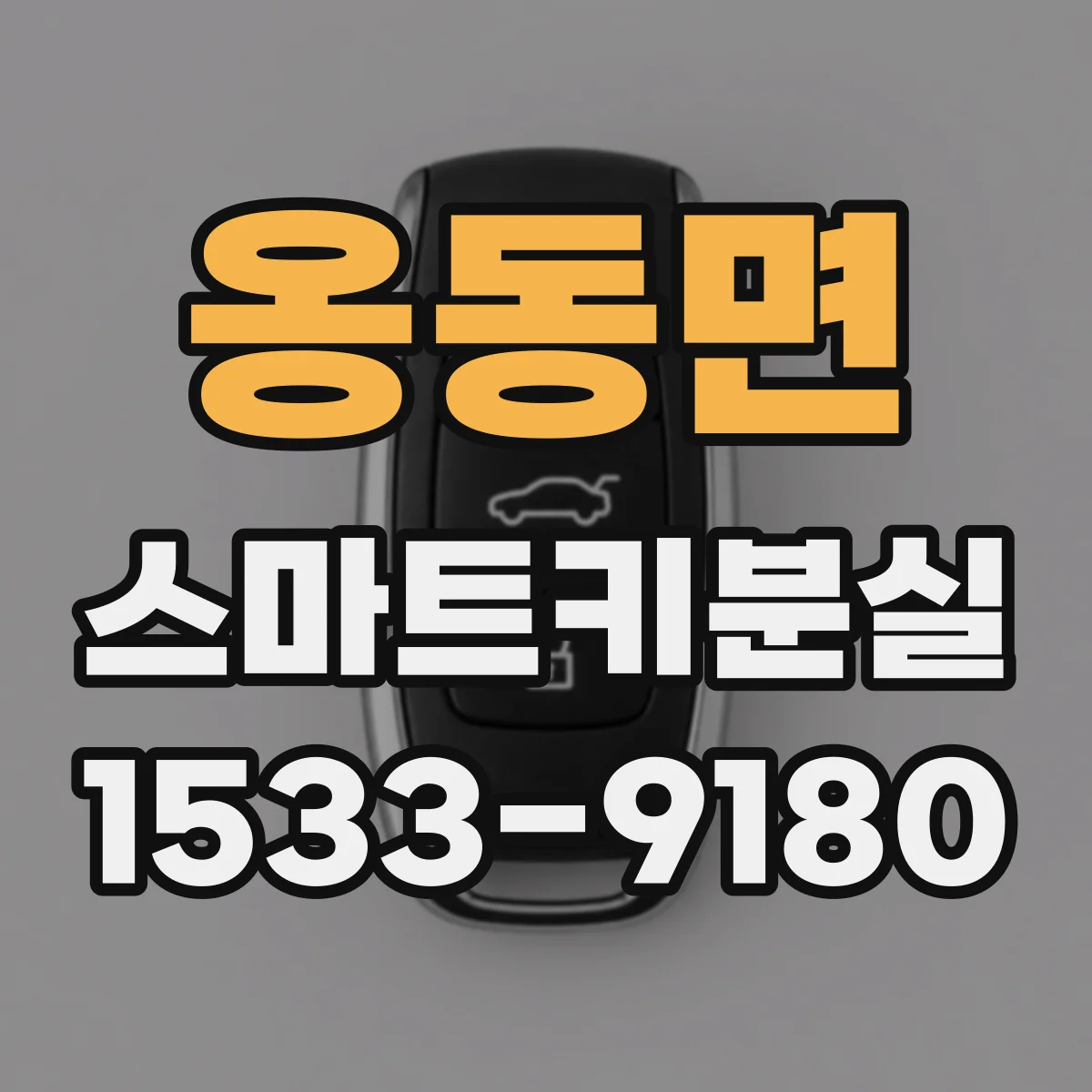 옹동면 스마트키분실