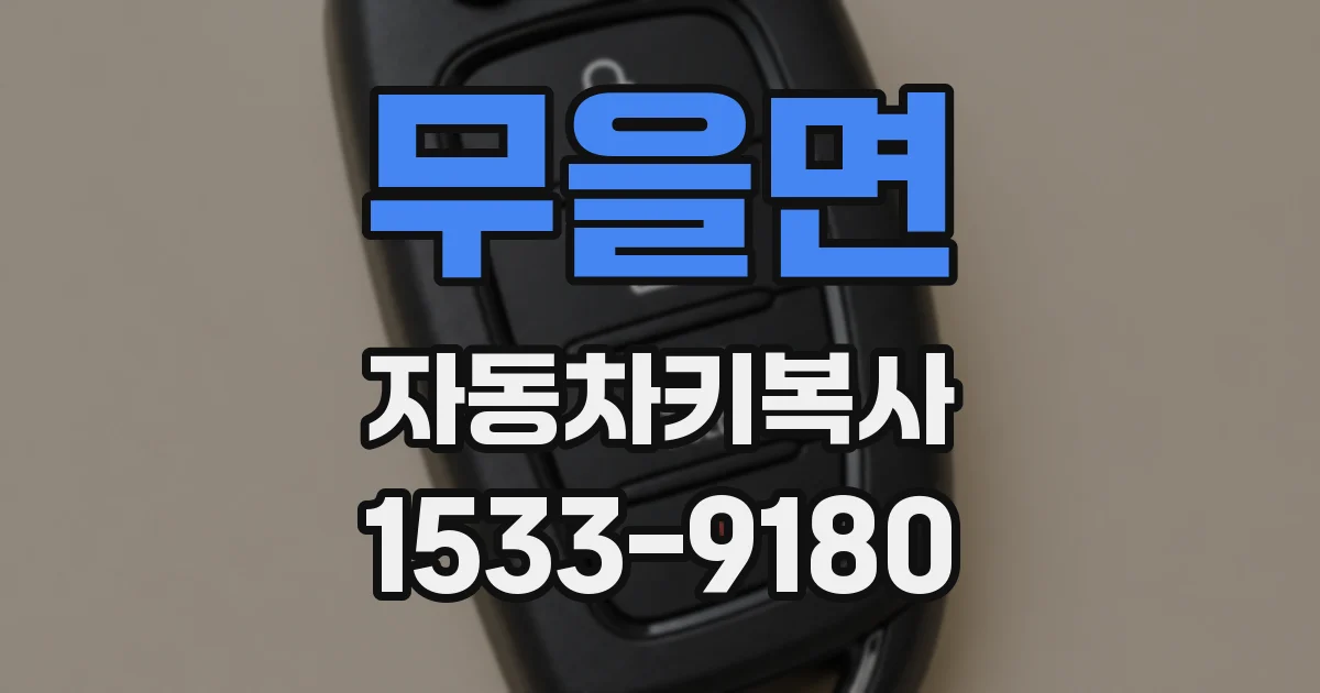 무을면 자동차키복사