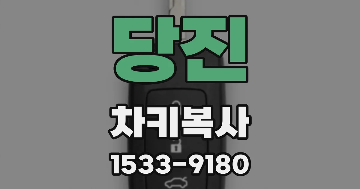당진 차키복사