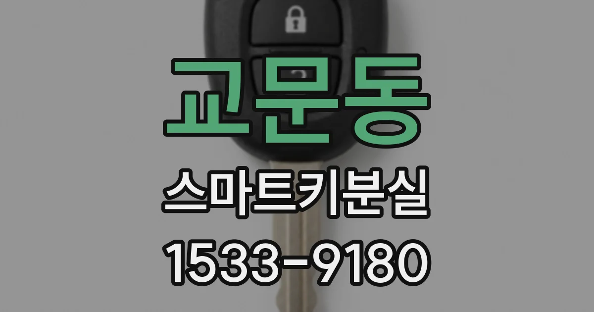 교문동 스마트키분실