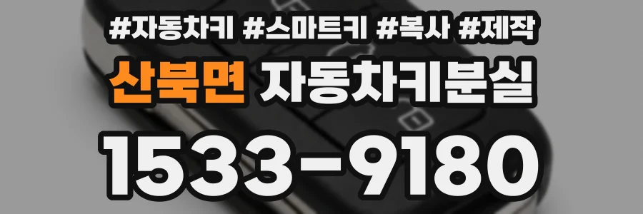 산북면 자동차키분실