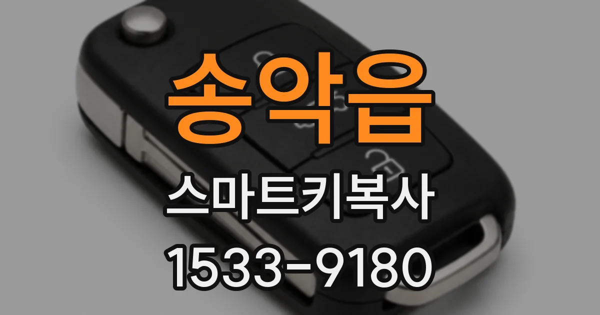 송악읍 스마트키복사