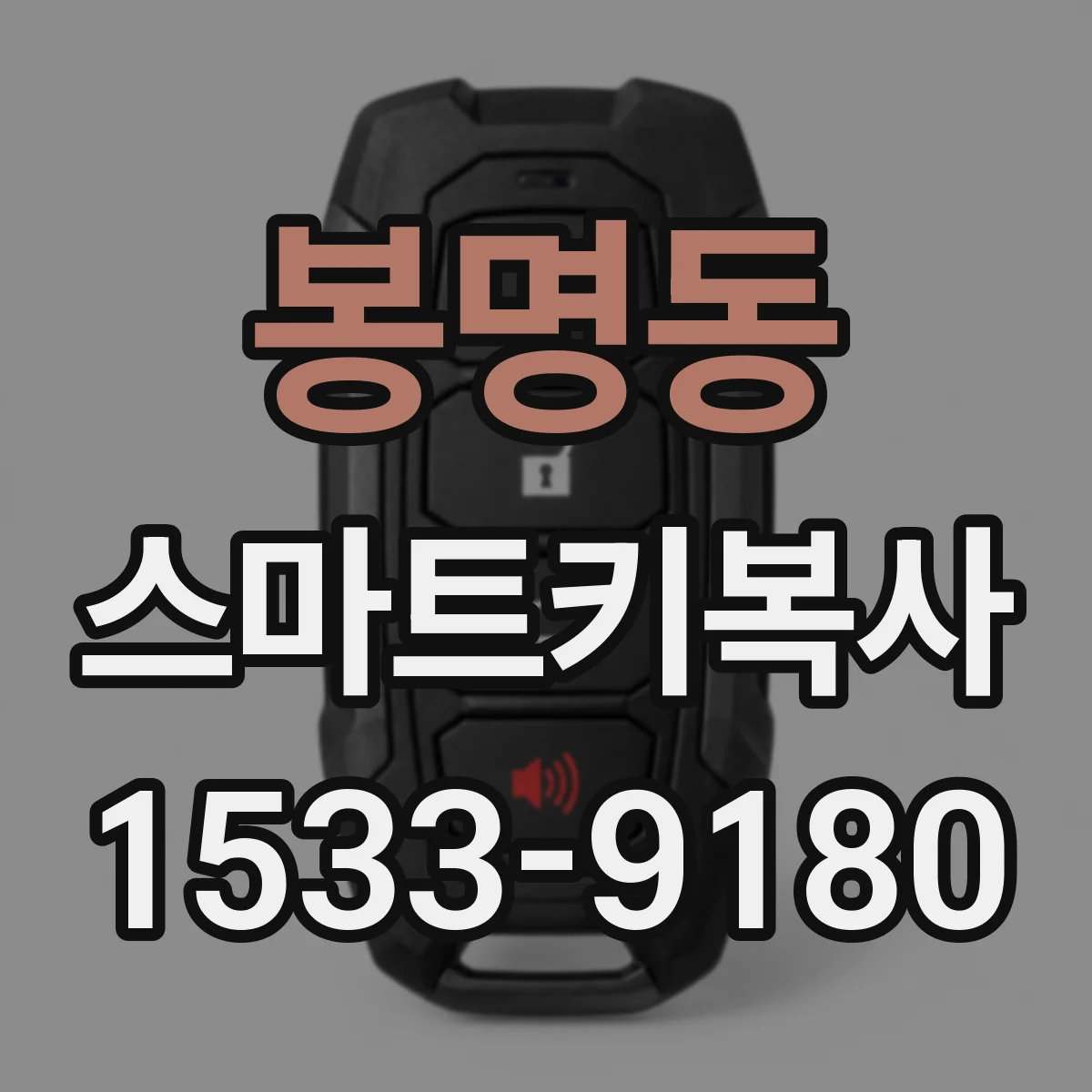 봉명동 스마트키복사